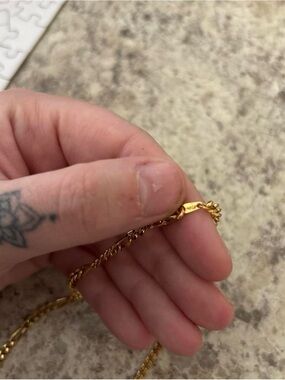 Gold Rope Chain Necklace - Elegant Women's Jewelry
